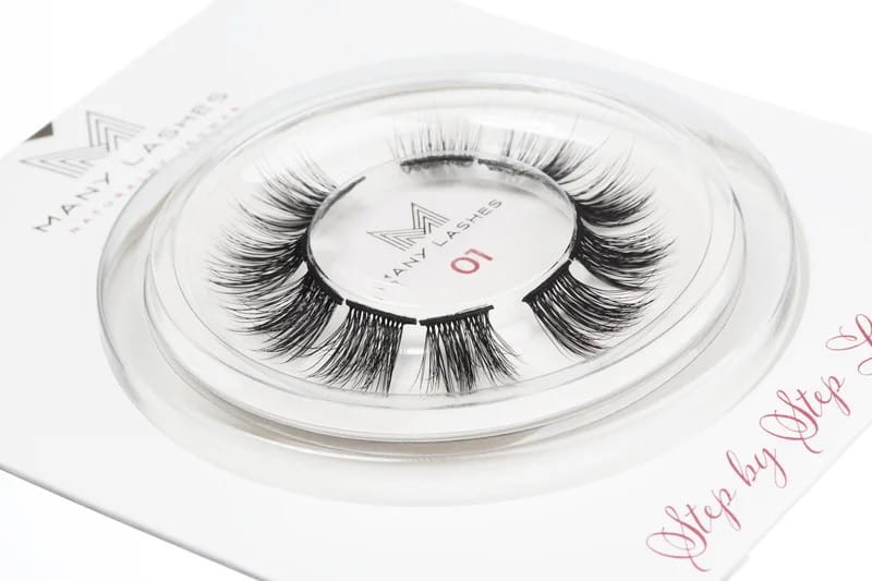 Step by Step Lashes - 01 | Zestaw 10 mini pasków rzęs