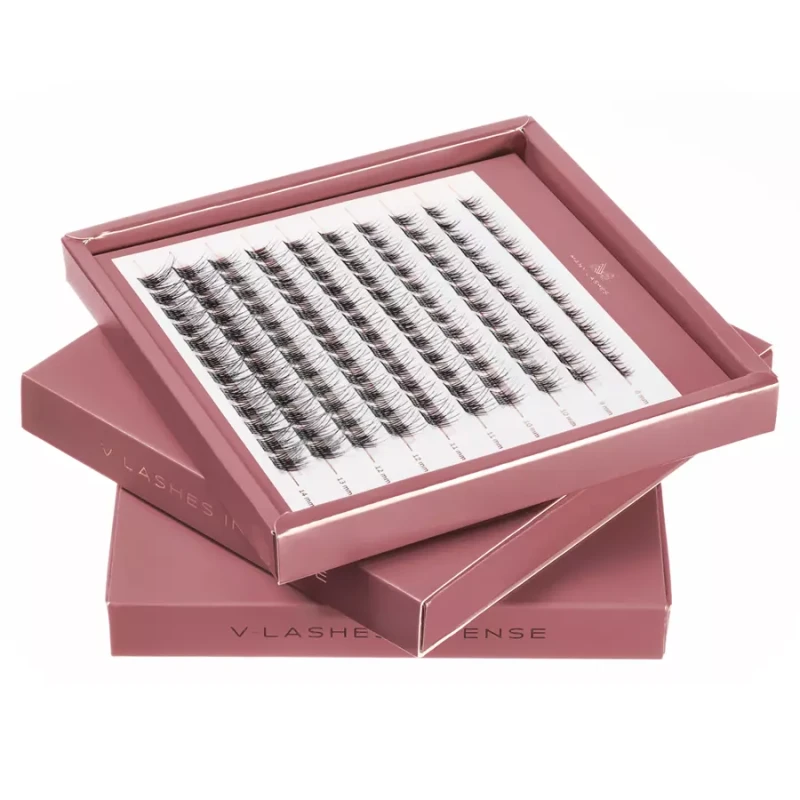 Master Box V-Lashes Intense | Zestaw kępek rzęs do makijażu