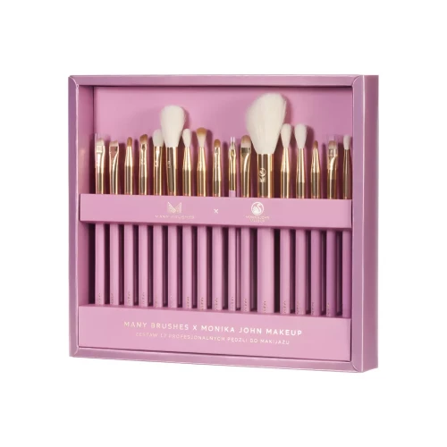 Many Brushes x Monika John Makeup | Zestaw 17 ekskluzywnych pędzli do makijażu