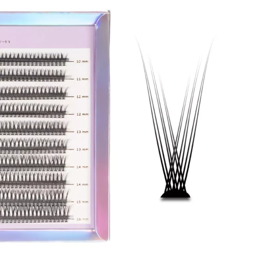 Master Box V-lashes Delight | Zestaw kępek  rzęs do makijażu 10-16 mm skręt B-C-CC | Many Lashes 