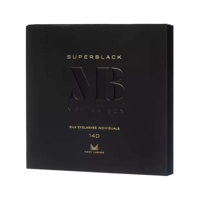 Master Box 14D Superblack | Zestaw kępek rzęs do makijażu