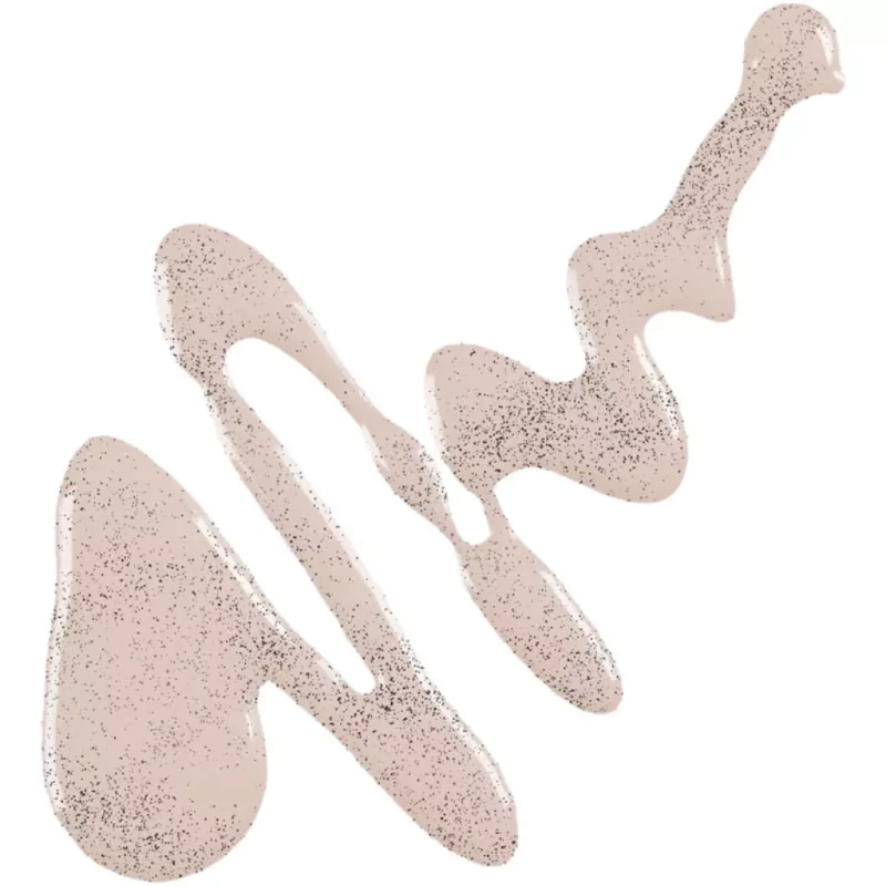 Beżowy lakier hybrydowy z brokatowymi drobinami | 105 dotting love | HYBRID COLOR | UV