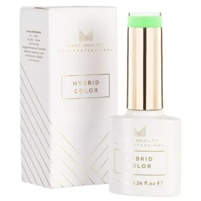 Seledynowy lakier hybrydowy | 206 creamy mint | HYBRID COLOR | UV