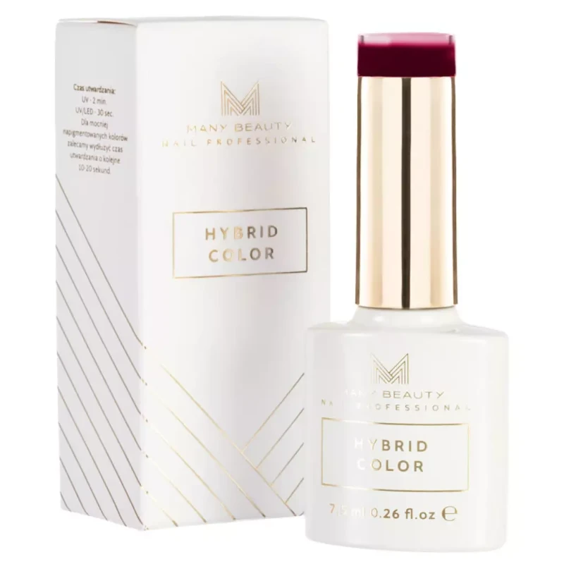 Wiśniowy lakier hybrydowy | 502 wine and chill | HYBRID COLOR | UV
