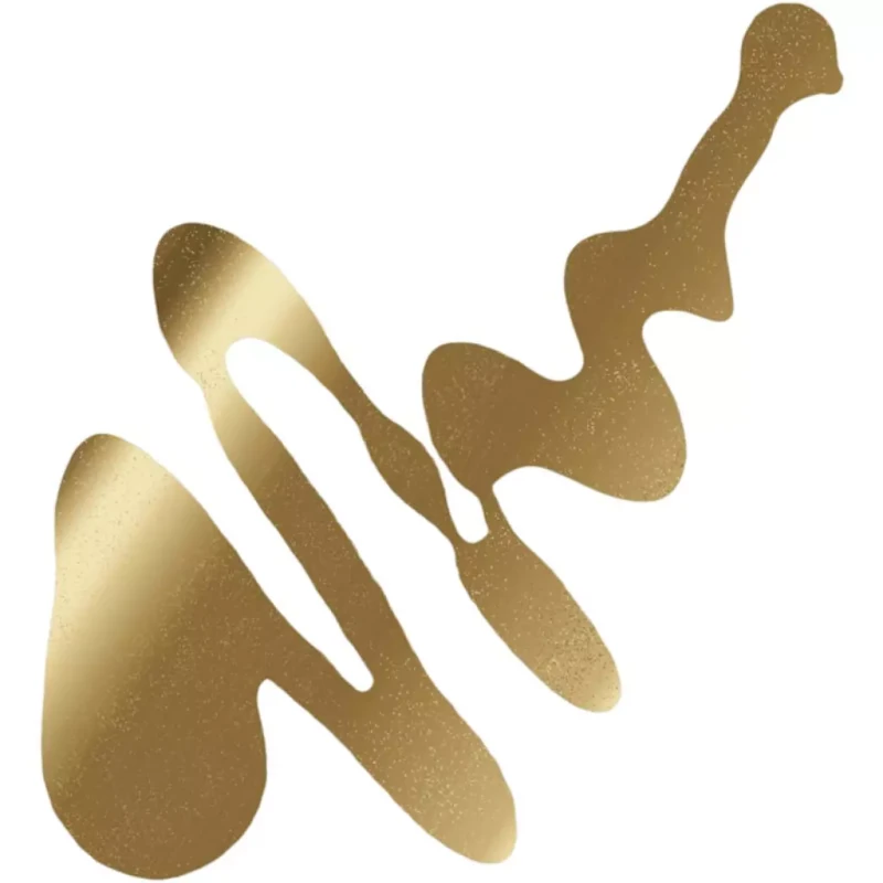 Złoty lakier hybrydowy | 602 gatsby gold | HYBRID COLOR | UV
