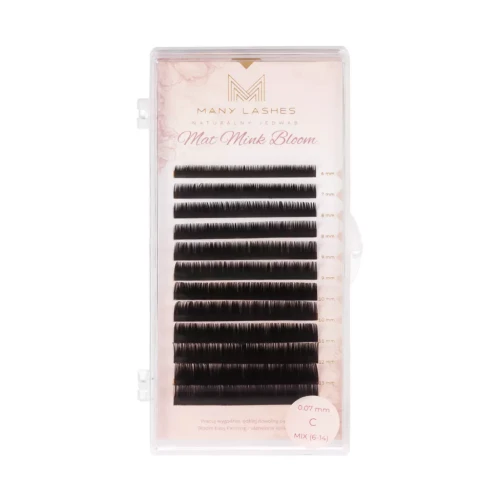 Mat Mink Bloom Easy Fanning | Rzęsy objętościowe Mat Mink | mix długości  6-14 mm