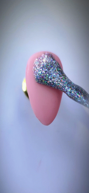 Holograficzny lakier hybrydowy | 603 bling bling | HYBRID COLOR | UV