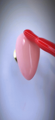 Neonowy czerwony lakier hybrydowy | 902 brilliant cherry | HYBRID COLOR | UV