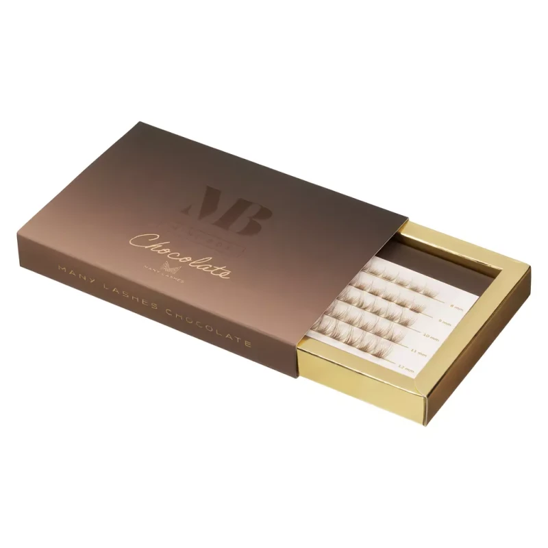 Brązowe kępki rzęs- V-Lashes Mermaid Chocolate