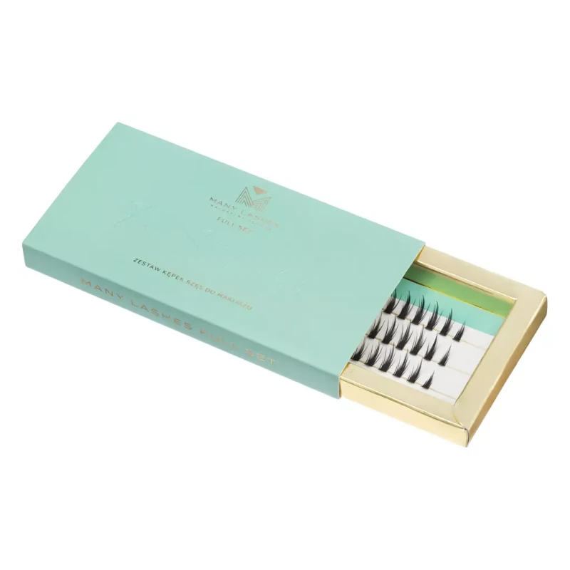 Full Set Lashes No. 4 | Kępki rzęs ManyLashes | C - CC, opakowanie