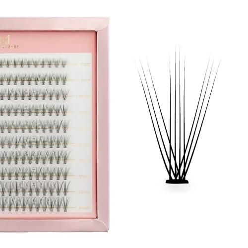 Master Box 10D | Zestaw kępek  rzęs do makijażu 8-14 mm skręt B-C-CC-D | Many Lashes 
