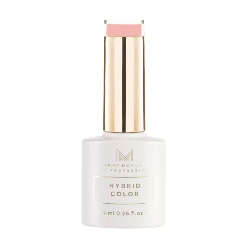 Pastelowy brzoskwiniowy lakier hybrydowy | 1004 peach nude | HYBRID COLOR | UV, butelka