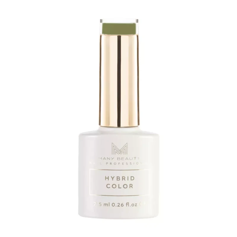 Oliwkowy lakier hybrydowy | 808 mossy green | HYBRID COLOR, butelka