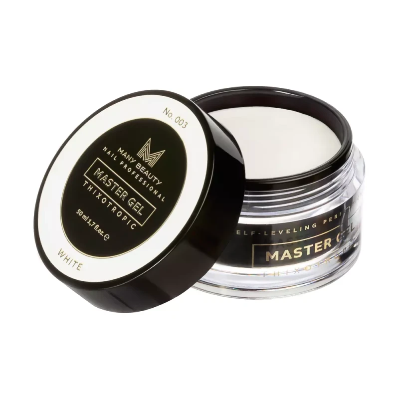 MASTER GEL | Biały żel budujący do paznokci | No. 003 WHITE | 50ml