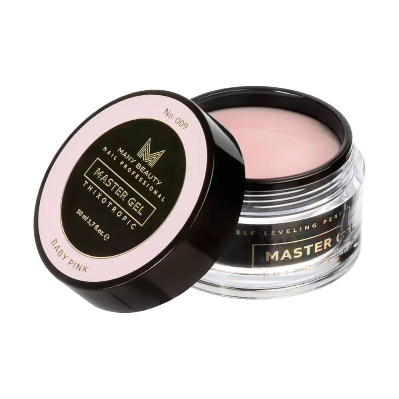 MASTER GEL | Pastelowy różowy żel budujący do paznokci | No. 009 BABY PINK | 50ml