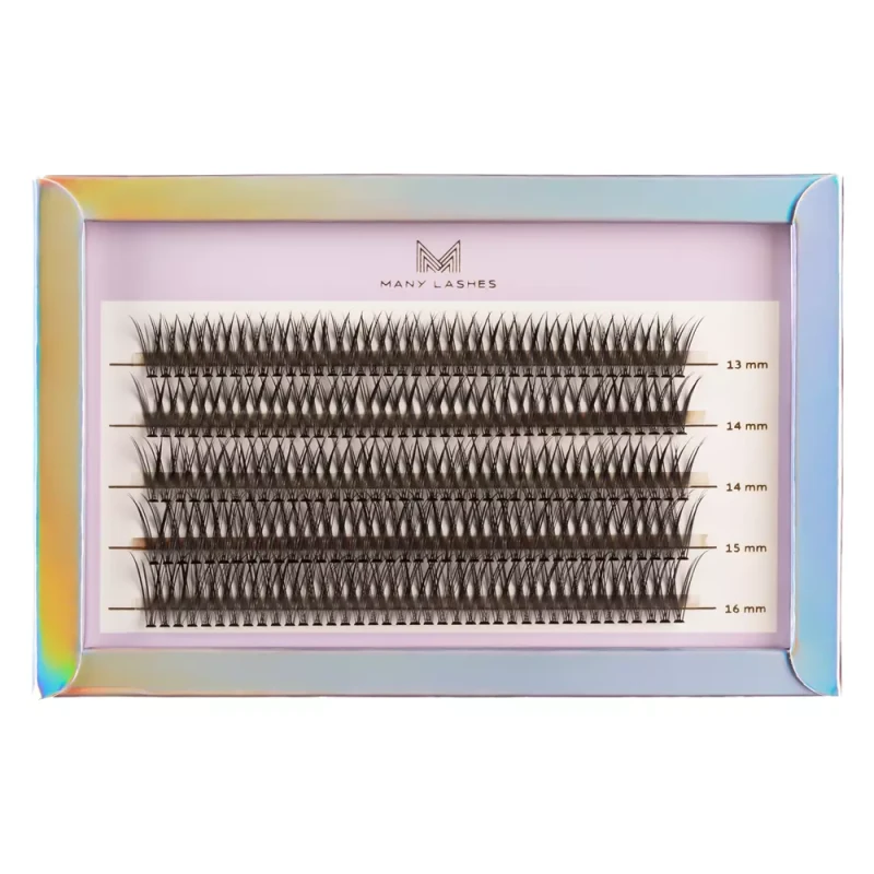 Mini Box V-lashes Delight | Zestaw 5 rzędów kępek rzęs do makijażu |