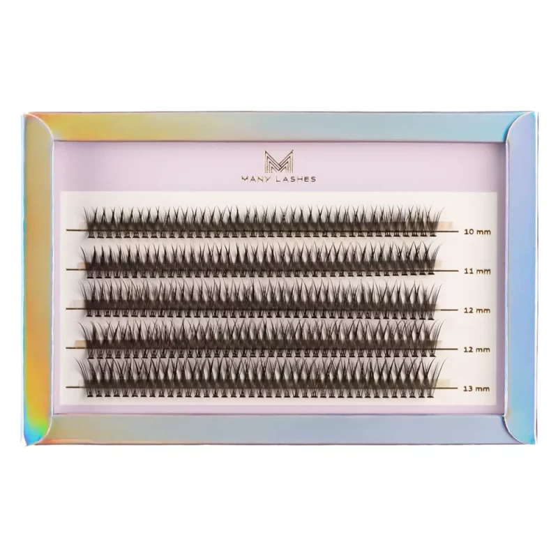Mini Box V-lashes Delight | Zestaw 5 rzędów kępek rzęs do makijażu |