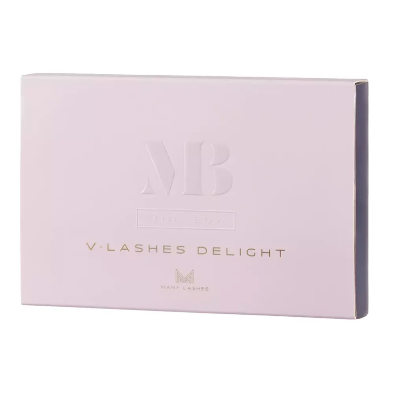 Mini Box V-lashes Delight | Zestaw 5 rzędów kępek rzęs do makijażu |