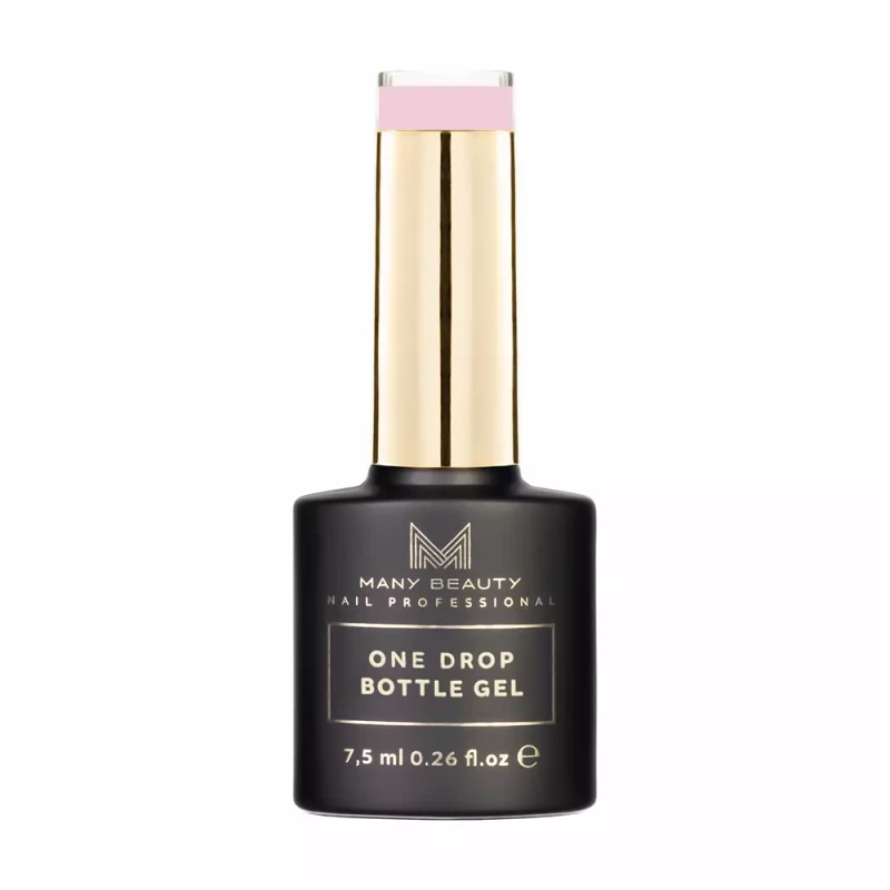 ONE DROP BOTTLE GEL | Jednofazowy żel do manicure | No. 007 ROSE | 15 ml
