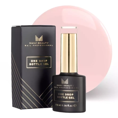 ONE DROP BOTTLE GEL | Jednofazowy żel do manicure | No. 012 NUDE | 15 ml 