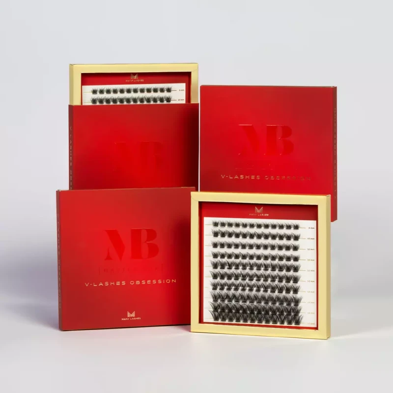 Master Box V-Lashes Obsession | Zestaw kępek rzęs do makijażu, zdjęcie stylizowane