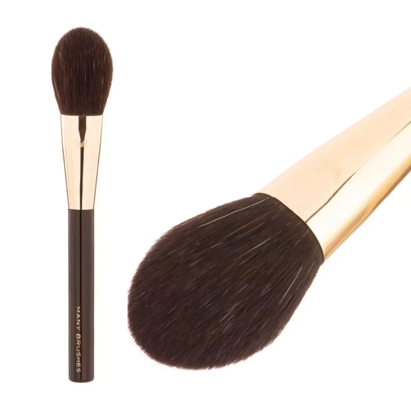 MBC-01 | Duży pędzel do pudru | Many Brushes Chocolate | Smooth touch | Akrylowa rączka