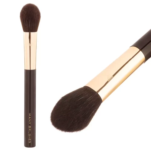 MBC-04 | Ścięty pędzel do precyzyjnego nanoszenia i rozcierania kosmetyków | Many Brushes Chocolate | Smooth touch | Akrylowa rączka 