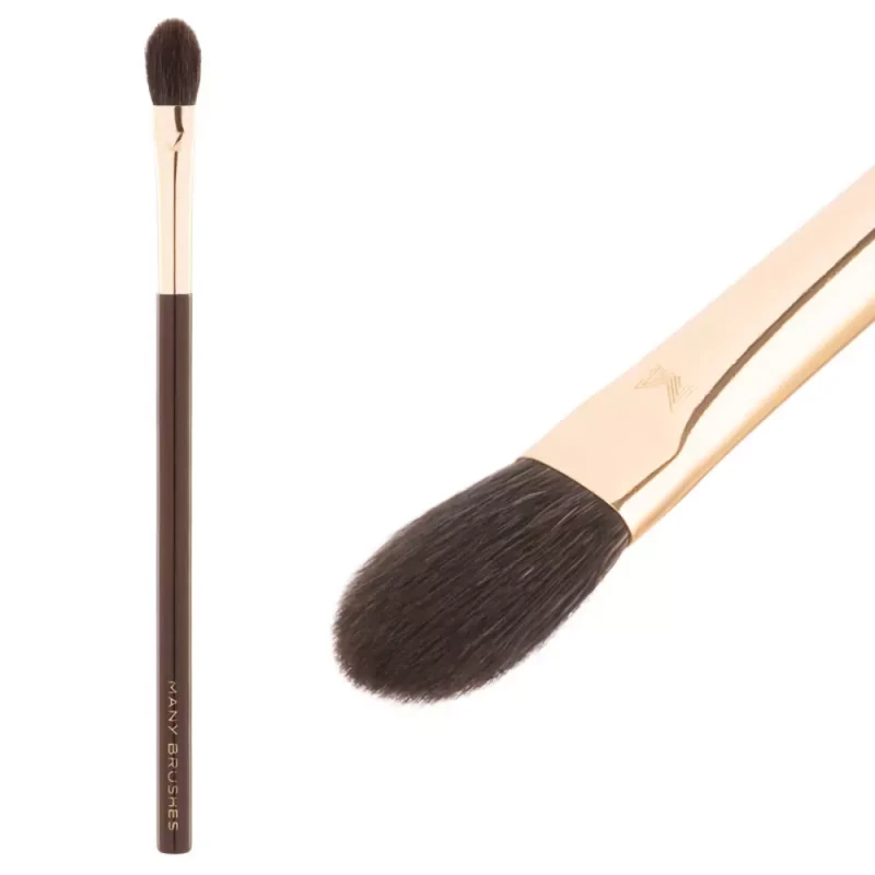 MBC-09 | Średni płaski pędzel do cieni | Many Brushes Chocolate | Gray Squirrel Hair | Akrylowa rączka