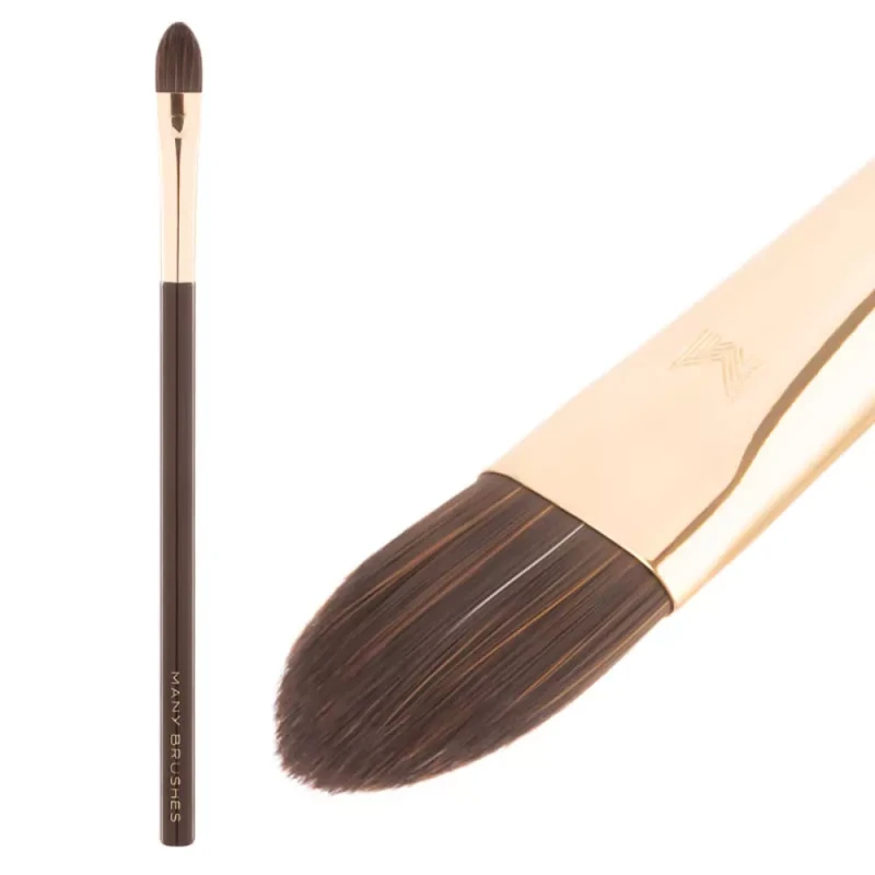 MBC-16 | Płaski pędzel do korektora | Many Brushes Chocolate | Straight fibers | Akrylowa rączka