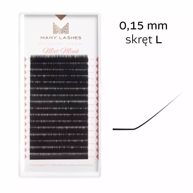 Rzęsy objętościowe Mat Mink 0,15 L