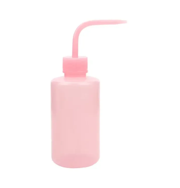 Butelka tryskawka do mycia | płukania rzęs | 150 ml, różowa