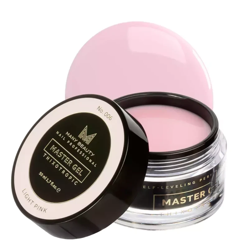 MASTER GEL | Jasnoróżowy żel budujący do paznokci | No. 006 LIGHT PINK | 50ml