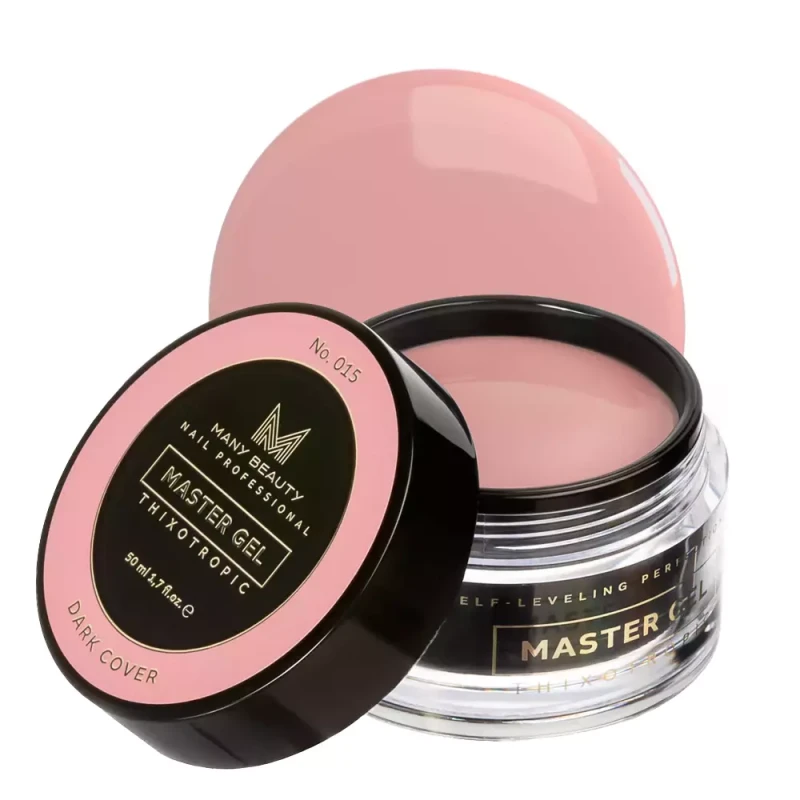 MASTER GEL | Intensywny beżowy żel budujący do paznokci | No. 015 DARK COVER | 50ml