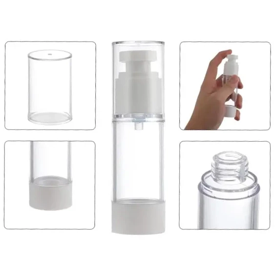 Butelka z pompką bezpowietrzną wielokrotnego napełniania 100ml 2.webp