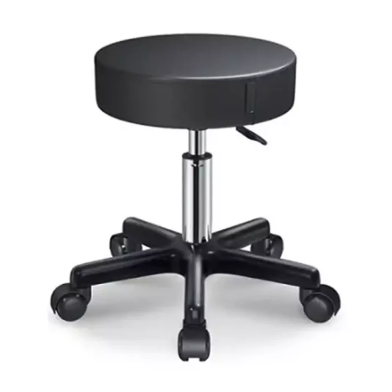 Taboret kosmetyczny obrotowy na kółkach (4).webp