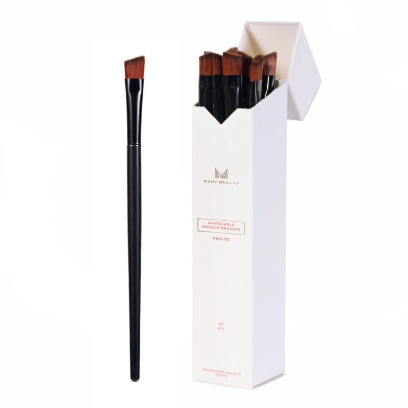 Jednorazowe pędzelki | aplikatory precyzyjne do eyelinera | brwi | 10 sztuk
