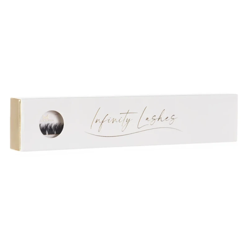 Infinity Lashes - Kępki rzęs na długim bezbarwnym pasku_opakowanie
