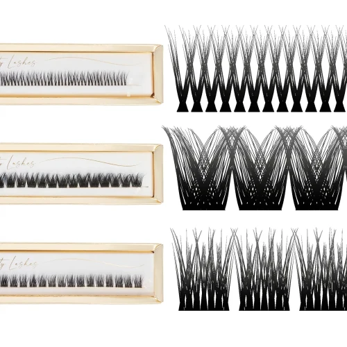 Infinity Lashes - Rzęsy bondingowe EXTRA BLACK | C-CC