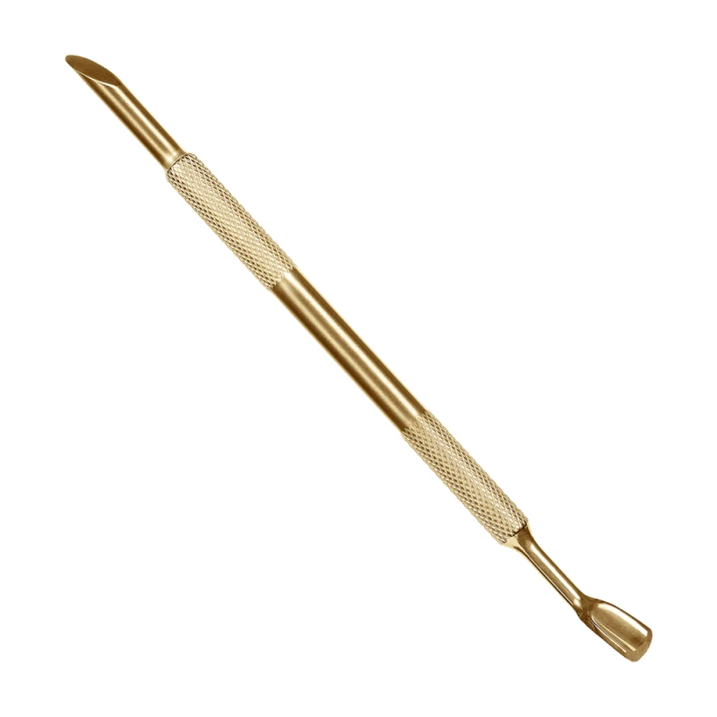 Dual Tool Pusher Radełko 2w1 z końcówką do nakładek ściernych_w2_złote radełko z pusherem_webp.webp