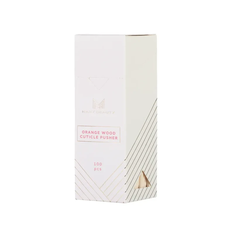 ECO drewniane patyczki do manicure | skórek | kartonik 100 sztuk
