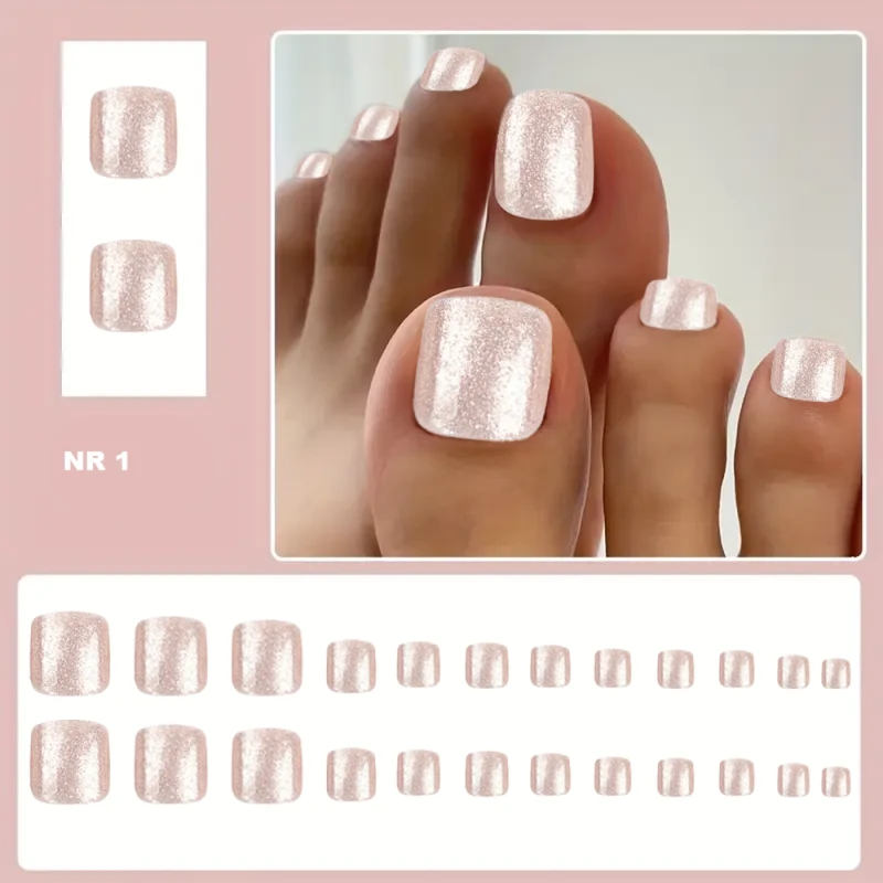 Press on Nails | gotowe wzory | paznokcie samoprzylepne | pedicure_1