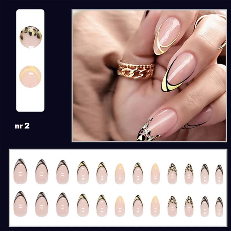 Press On Nails – Paznokcie samoprzylepne z gotowym wzorem_2