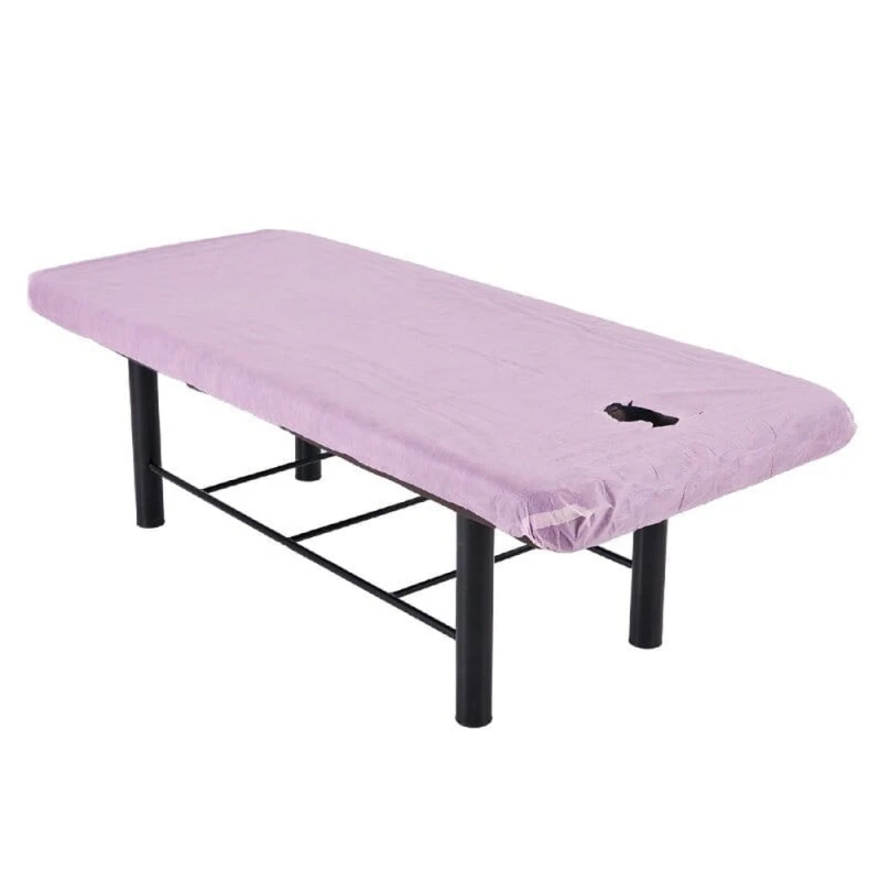Jednorazowe prześcieradła z włókniny 100 x 215 cm, różowe