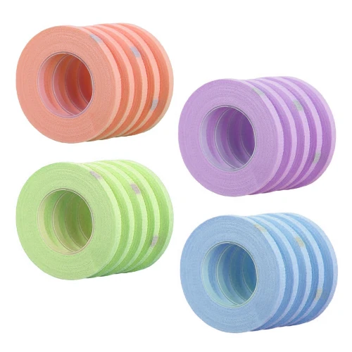 Perforowana taśma papierowa do przedłużania i stylizacji rzęs  4 mm x 9 m | 5 sztuk