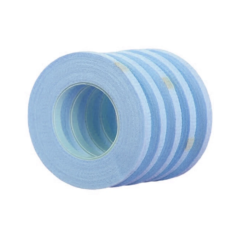 Perforowana taśma papierowa do przedłużania i stylizacji rzęs 4 mm x 9 m_niebieska.webp