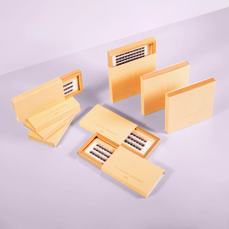 Master Box V-Lashes Wonder | Zestaw kępek rzęs do makijażu, zdjęcie stylizowane
