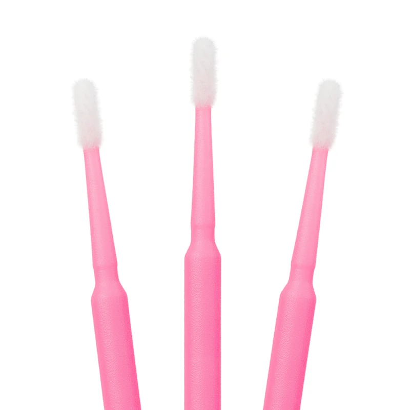 Microbrush | mikroaplikatory do rzęs różowe