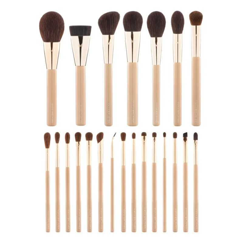 many brushes caramel - zestaw pędzli do makjazu