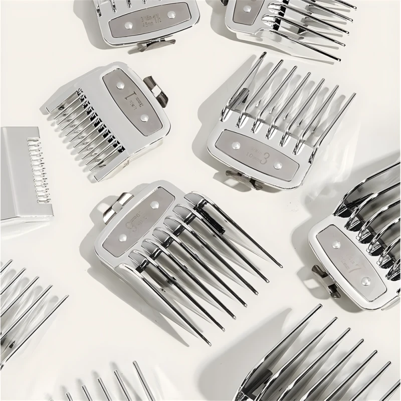 Zestaw 10 nakładek do maszynki fryzjerskiej | 1,5 mm do 25 mm