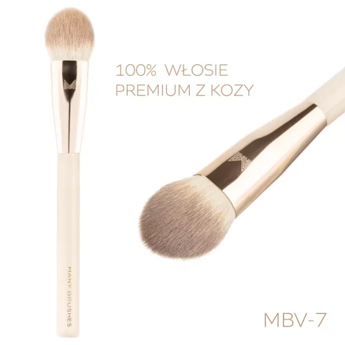 MBV-07 – Wielozadaniowy pędzel do pudrowych produktów |  Many Brushes Vanilla